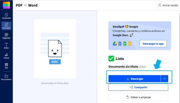 Pasar PDF a Word: Así puedes hacerlo fácilmente online paso a paso
