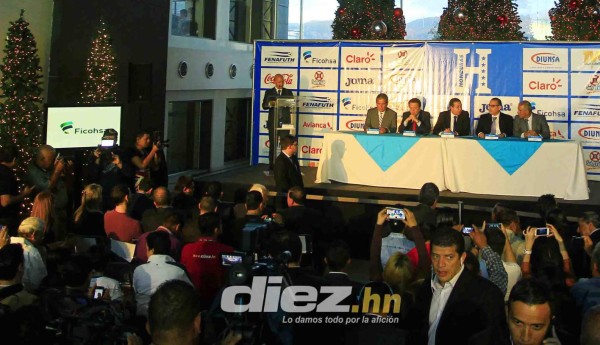 Presentación de Jorge Luis Pinto como técnico de Honduras