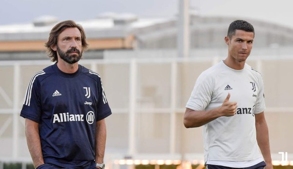 ¿Cómo lo recibió Cristiano Ronaldo? Así fue el primer entrenamiento de Pirlo en la Juventus