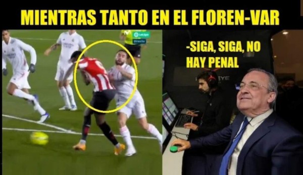 El 'Floren-var': Los memes destrozan al Real Madrid tras el triunfo ante el Athletic en LaLiga