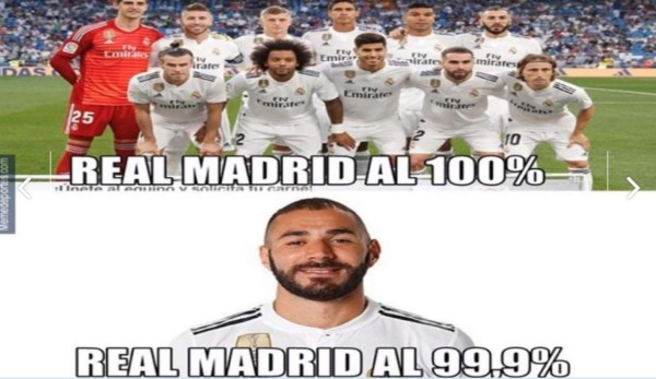 Para reír: Los memes de la goleada del Real Madrid al Alavés... ¿y Benzema?