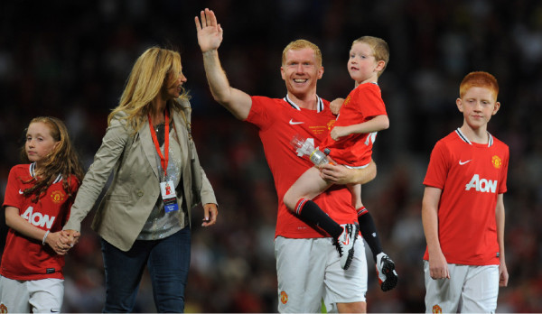 La despedida de Paul Scholes.