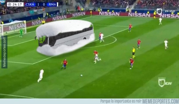 Acribillan con memes al Real Madrid tras perder en Champions ante CSKA