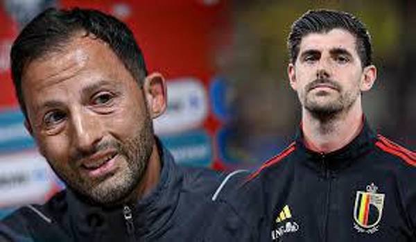Courtois no se guardó nada contra el ex entrenador de la selección de Bélgica Domenico Tedesco.