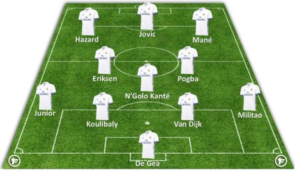 ¡De lujo! El sorprendente 11 ideal de los fichajes que han sido vinculados al Real Madrid