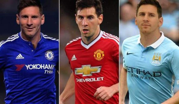 Así lucirían Lionel Messi y Cristiano Ronaldo con la camiseta de otros clubes