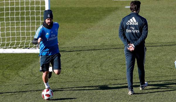 Isco tuvo poca participación con Solari.