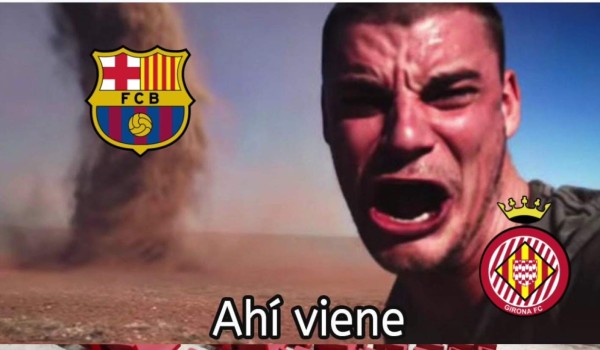 Barcelona-Girona y los despiadados memes donde aparece hasta el Choco Lozano