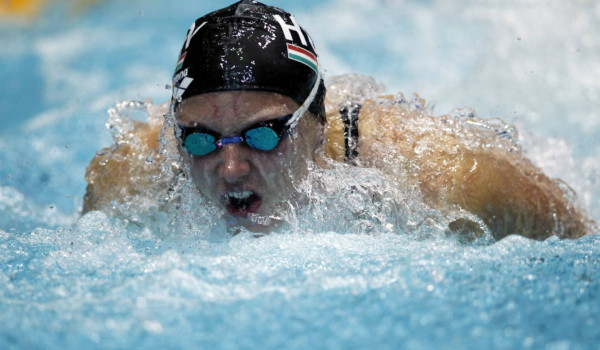 Copa del mundo de natación en Moscú.