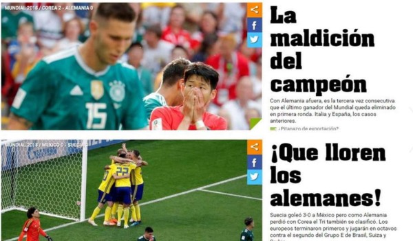 Fiasco y vergüenza: Así reaccionó la prensa alemana tras la histórica eliminación del Mundial