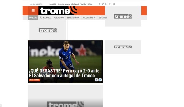 Prensa peruana furiosa tras caer ante El Salvador: 'Ridículo' y 'desatre'