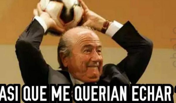 Los memes no perdonaron a Blatter y Platini