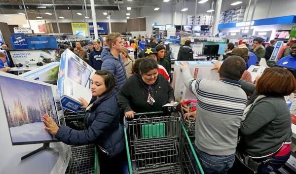 Las mejores fotos de este Black Friday en Estados Unidos