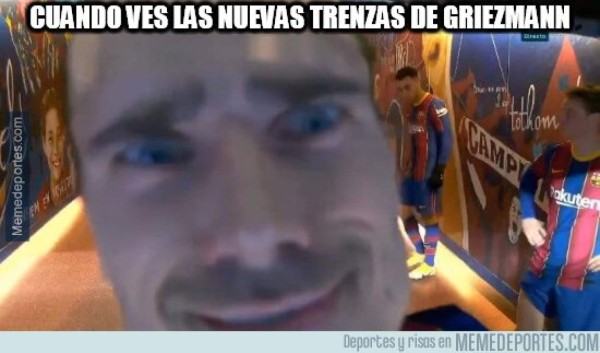 El nuevo look de Griezmann, protagonista de los memes en el Barcelona-Real Sociedad