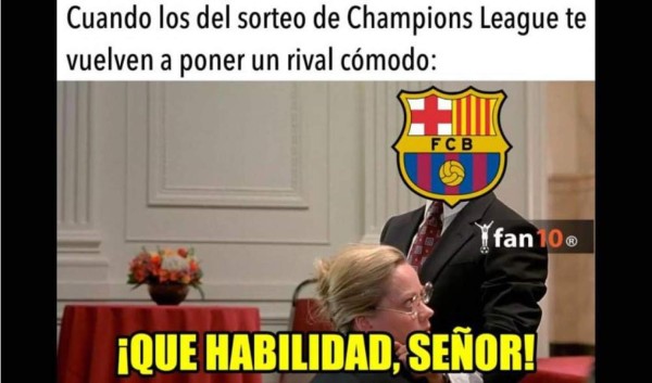 Los divertidos memes que dejó el sorteo de los octavos de final de la Champions