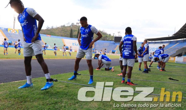 En imágenes: Así fue el último entrenamiento de Honduras previo al juego con Puerto Rico