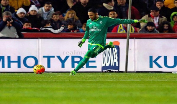 Keylor Navas figura del Madrid en victoria ante el Granada
