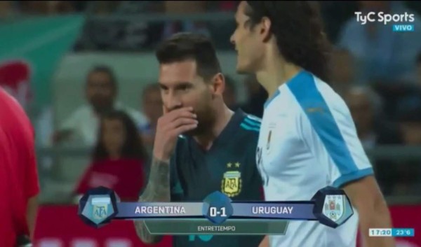 Cavani invita a pelear a Messi en el Argentina-Uruguay: ''Cuando quieras''