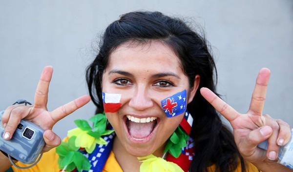 Las aficionadas de Australia más sexis que se han visto en los estadios