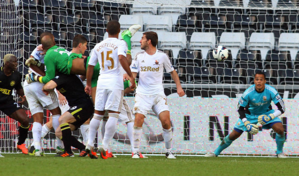 Imágenes de la Premier League de Inglaterra.