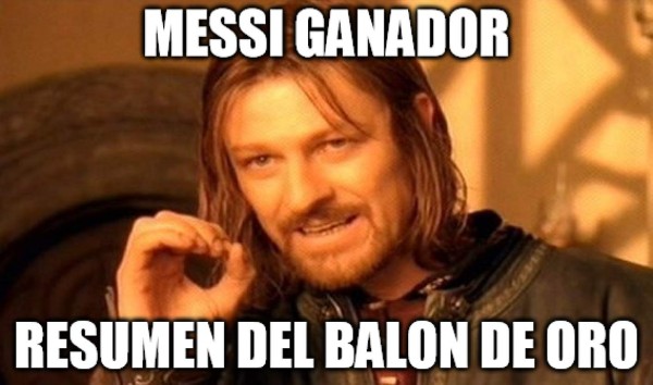 MEMES: Humor en las redes y ponen a Messi como el ganador del Balón de Oro