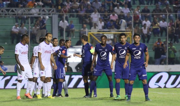 Las imágenes que no se vieron por TV del clásico Motagua-Olimpia