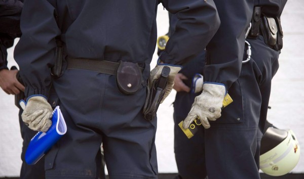 FOTOS: Seguridad de pies a cabeza en el Bernabéu para el clásico