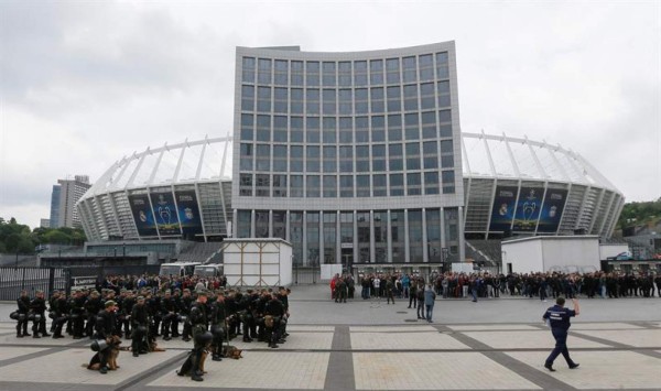 Kiev, lista para recibir la final de la Champions League entre Real Madrid y Liverpool