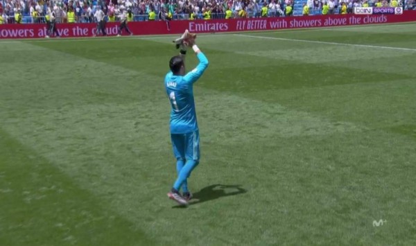 En solitario: Así se despidió Keylor Navas del Real Madrid en el Bernabéu