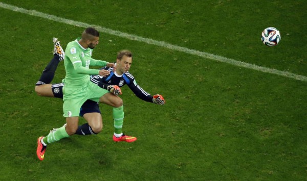 Alemania derrotó 2-1 a Argelia y ser rival de Francia