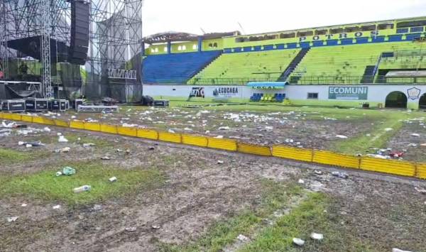 Se removerá la grama y se instalará un nuevo engramillado en el Estadio Brevé Vargas tras ser destruida en el concierto de Bronco.