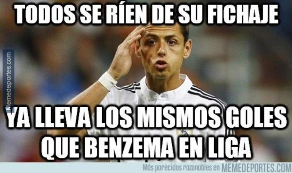 Los mejores memes del doblete de Chicharito Hernández con el Bayer Leverkusen