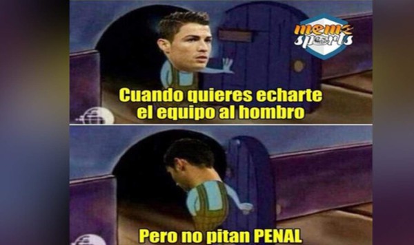 Memes: Las otras burlas que hacen pedazos a Cristiano Ronaldo por quedar fuera de la Champions
