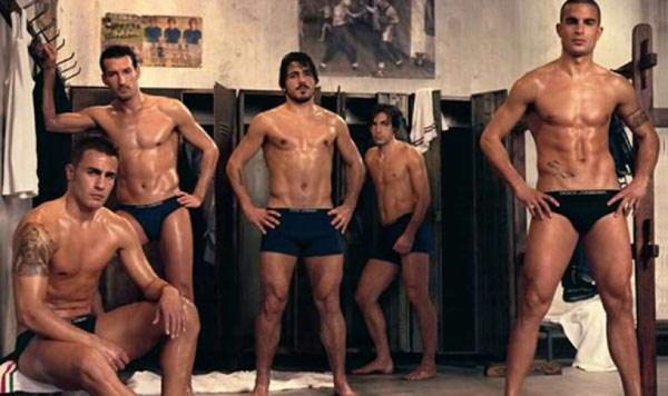 Los futbolistas que decidieron posar en calzoncillos