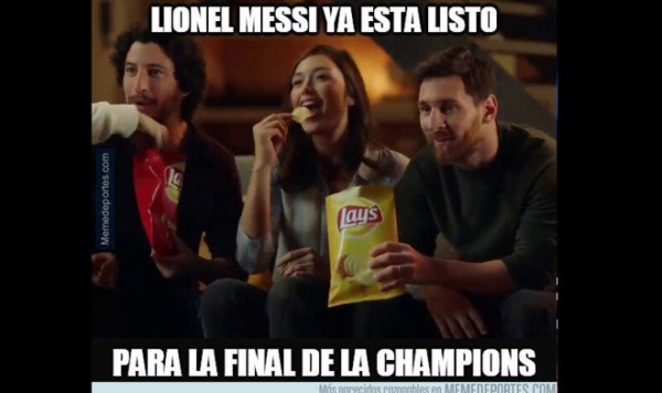 ¡Para morir de risa! Los memes liquidan a Messi tras la interrupción de Kinsey Wolanski en la final de la Champions&nbsp;&nbsp;