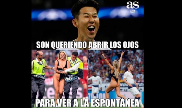 ¡Para morir de risa! Los memes liquidan a Messi tras la interrupción de Kinsey Wolanski en la final de la Champions&nbsp;&nbsp;