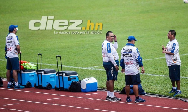 La Selección de Honduras entrena a tope, previo a su amistoso contra Mexico