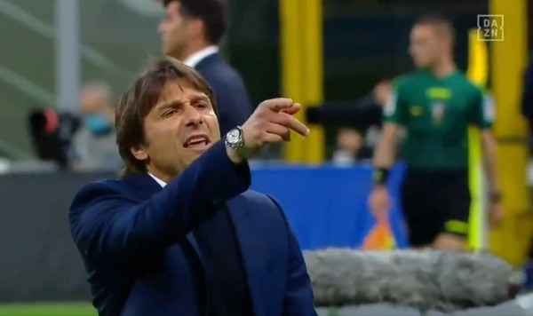 Así fue la fuerte pelea de Lautaro Martínez y Conte en pleno juego del Inter de Milán: 'Respeta'