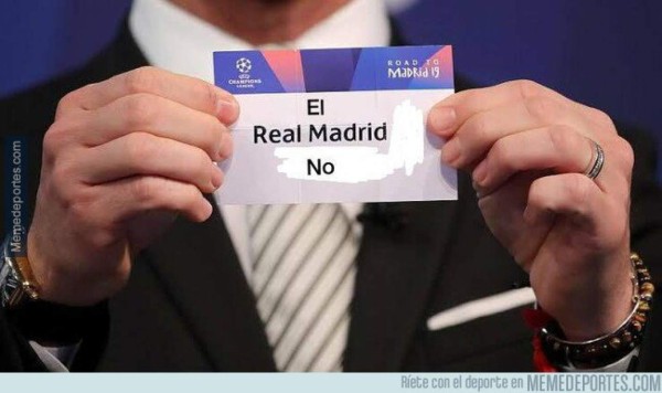 Los memes del sorteo de la Champions League donde destrozan al Real Madrid