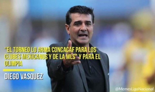Los brutales memes de Olimpia donde se burlan de Motagua y Diego Vázquez tras eliminar a Seattle