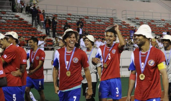 Los campeones de la Copa Centroamericana de Naciones