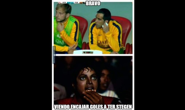 Con memes se burlan de la goleada del Bilbao al Barcelona