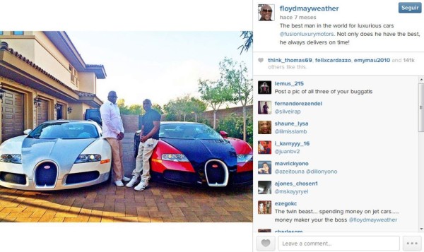 Las 50 locuras y fiestas inolvidables de Floyd Mayweather Jr