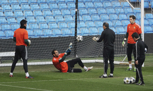 El Real Madrid se entrenó en el estadio del Manchester City