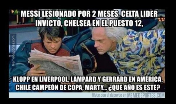 Los mejores memes que dejó la Champions y Back to the Future