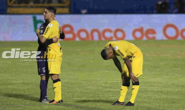 La tristeza del Real España y el bonito gesto de jugadores del Motagua