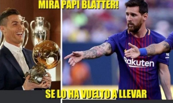 Cristiano, Messi y Benzema protagonizan los memes de los nominados al Balón de Oro 2018&nbsp;&nbsp;