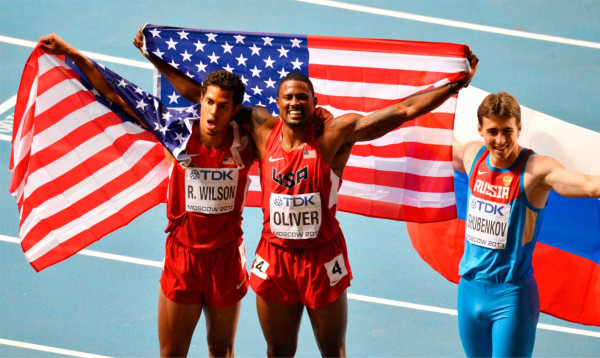 Campeonato Mundial de Atletismo en Rusia .