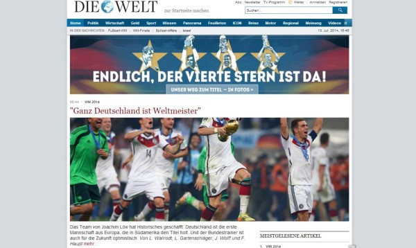 '¡Ya está, por fin! Somos campeones del mundo', dice la prensa alemana