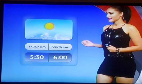 Kimberly Shiham, la bellísima chica del tiempo de Azteca Honduras que eleva la temperatura